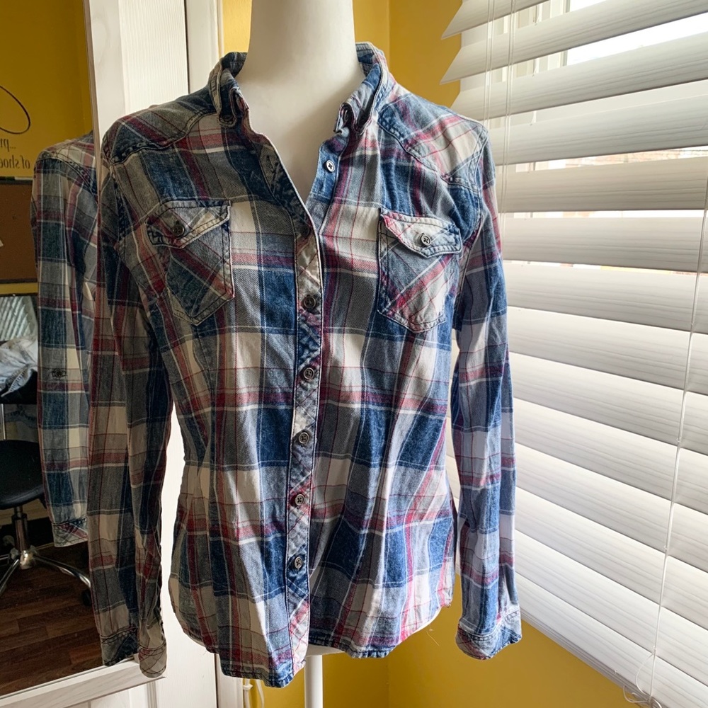 Plaid Button Up Shirt